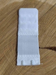 Prodloužení obvodu podprsenky šíře 30 mm dvouřadé barva bílá