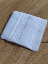 Prodloužení obvodu podprsenky šíře 50 mm trojřadé barva bílá 
