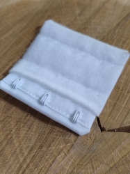 Prodloužení obvodu podprsenky šíře 50 mm trojřadé barva bílá 