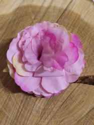 Umělý květ růže Ø6,5 cm barva růžová