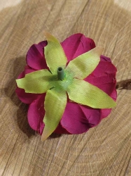 Umělý květ růže Ø6,5 cm barva bordó 