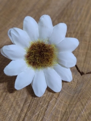 Umělý květ chryzantéma Ø40 mm krémová