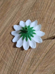 Umělý květ chryzantéma Ø40 mm barva krémová