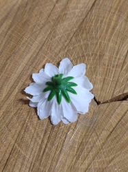 Umělý květ chryzantéma Ø40 mm bílá