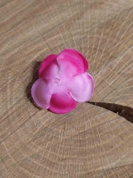 Umělý květ růže Ø3,5 cm barva růžová