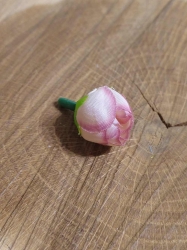 Umělý květ růže Ø2 cm barva lososová světlá