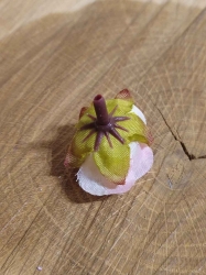 Poupátko růže průměr 25 mm barva růžová světlá
