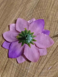 Umělý květ Ø60 mm barva růžová fialová