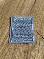 Nažehlovací záplaty 30x40 mm barva šedá