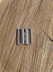 Plavkové zapínání šíře 20 mm kovové 23 x 20 mm barva nikl 