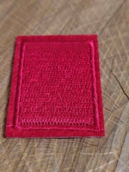 Nažehlovací záplaty 30x40 mm barva červená