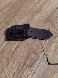 Kožichová spona 10x50 mm barva hnědá