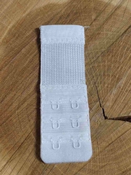 Prodloužení obvodu podprsenky 96 mm šíře 30 mm dvouřadé barva bílá 