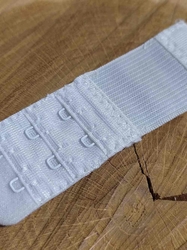 Prodloužení obvodu podprsenky 96 mm šíře 30 mm dvouřadé barva bílá 