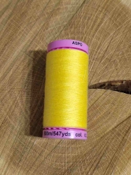 Polyesterové nitě návin 500 m Aspo Amann barva 0113 Lemon