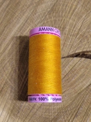 Polyesterové nitě návin 500 m Aspo Amann barva 0121 Radiant Yellow