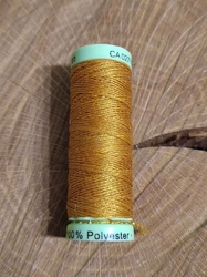 Polyesterové nitě Gütermann Jeans návin 30 m barva 412 hořčicová