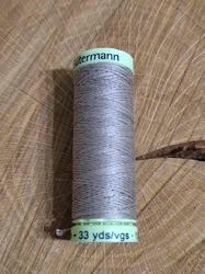 Polyesterové nitě Gütermann Jeans návin 30 m barva 854 béžová