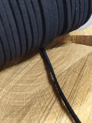 Řemínek imitace kůže šíře 2,5 mm barva černá