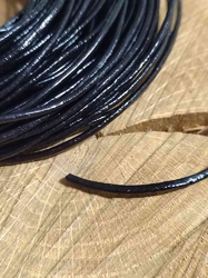 Šňůra imitace kůže Ø2 mm barva černá