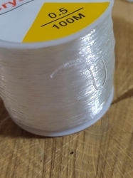 Pruženka / gumička kulatá Ø0,8 mm barva čirá