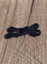 Háček s očkem - potažené, velikost 20+20 mm barva černá
