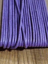 Šňůra bavlněná Ø2 mm voskovaná barva fialková