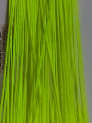 Kreativní šnůrka šíře 1mm voskovaná barva žlutozelená neon