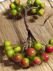 Umělé bobule k aranžování Ø11 mm 20 ks trs