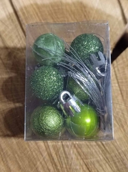 Vánoční baňky Ø20 mm barva zelená