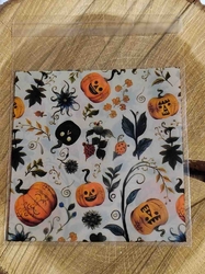 Dárkové sáčky na Halloween se vzorem dýně 5 ks