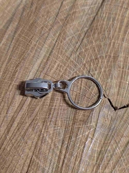 Jezdec ke spirálovým zipům 6 mm s kroužkem barva nikl