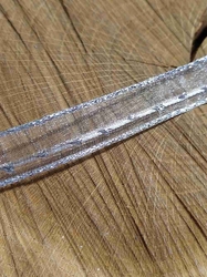 Stuha s drátem 15 mm barva bílá se stříbrem