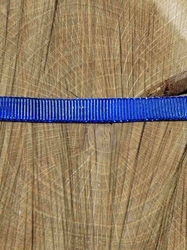 Stuha rypsová měňavá modrá se stříbrem 10 mm