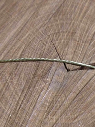 Kroucená šňůra Ø1,5 mm s kovovým vláknem