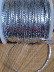 Dutinka s lurexem Ø1 mm kulatá, vánoční