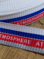 Lampas / oděvní stuha Atmosphere s lurexem šíře 20 mm