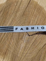 Lampas s lurexem Fashion šíře 15 mm barva stříbrná světlá