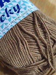 Pletací příze VSV Elian Nicky 50 g barva 5166 hnědá