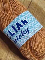 Pletací příze VSV Elian Nicky 50 g barva 2174 hnědá světlá