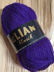 Pletací příze VSV Elian Klasik 50 g barva 3374 fialová tmavá