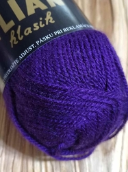Pletací příze VSV Elian Klasik 50 g barva 3374 fialová tmavá