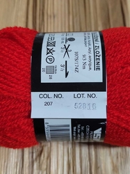 Pletací příze VSV Elian Klasik 50 g barva 207 červená