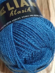 Pletací příze VSV Elian Klasik 50 g barva 185 modrá jeans