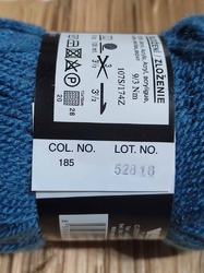 Pletací příze VSV Elian Klasik 50 g barva 185 modrá jeans