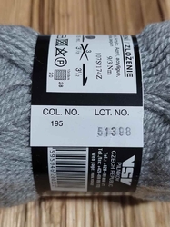 Pletací příze VSV Elian Klasik 50 g barva 195 šedá