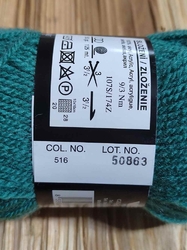 Pletací příze VSV Elian Klasik 50 g barva 516 tyrkys tmavý