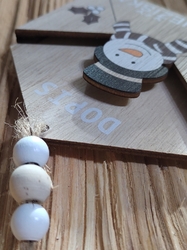 Dřevěná obálka Dopis pro Ježíška