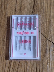 Strojové jehly Leder 90 Akra ČESKÝ VÝROBEK
