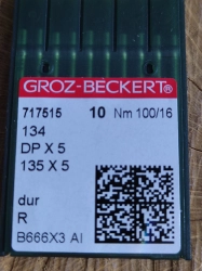 Strojové jehly do průmyslových strojů Groz - Beckert 100